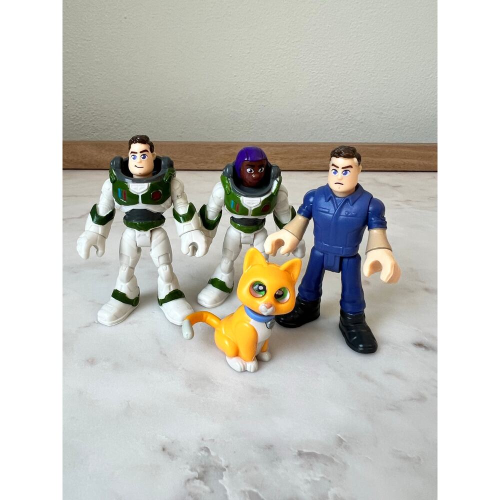 Imaginext Disney Pixar Buzz Lightyear, Sox & Alisha Hawthorne Action Figures
